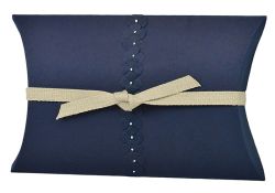 Navy Companion Peaceful Pillow® Flowers & Pearls Water Burial Urn