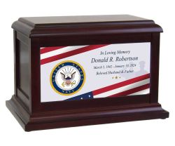 US Navy Remembrance Adult or Medium Cremation Urn