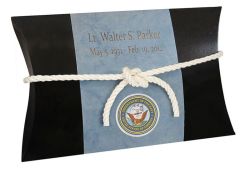 Peaceful Pillow® US Navy Companion - Water Burial At Sea Cremation Urn 