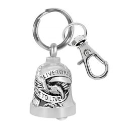 Live To Ride - Ride To Live Motorcycle Bell Key Chain Ash Urn