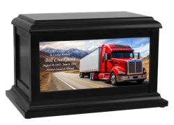 Diesel Truck In Canadian Rockies Adult or Medium Cremation Urn