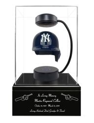 Baseball Cremation Urn & New York Yankees Hover Helmet Décor