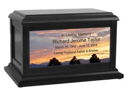 Painted Sky Cremation Urn