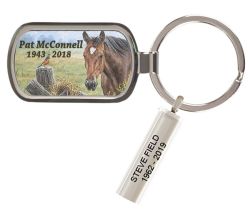 Pastoral Song Keychain Urn by Abraham Hunter