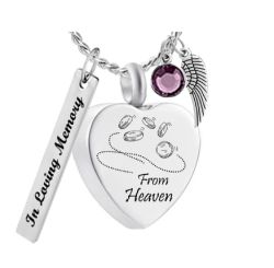 Pennies & Dimes From Heaven Jewelry Urn - Love Charms® Option