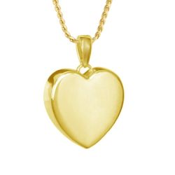 Perfect 10KT or 14KT Gold Heart Cremation Urn