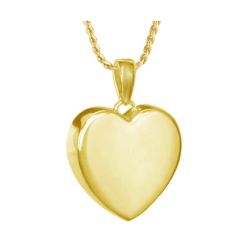 Perfect 10KT or 14KT Gold Heart Cremation Urn