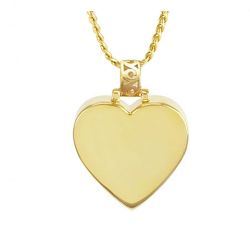 Perfect Heart Companion 14K Gold Jewelry Urn 