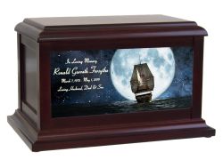 Pirate Moon Cremation Urn 