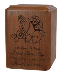 Floral Rosary Urn