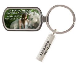 Pure Heart Keychain Urn by Anne Stokes