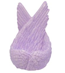 Purple Angel Wings Keepsake Urn