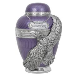 Soaring Lavender Eagle Urn