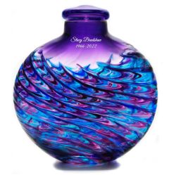 Purple Galaxy Mosaic Cremation Urn