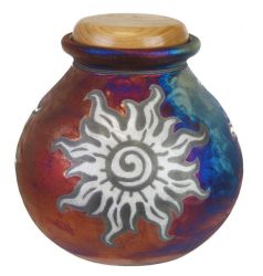 Sun Pottery Cremation Urn