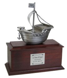 Pirate Ship Cremation Urn