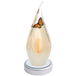 Monarch Butterfly & Calla Lily Keepsake Art Urn