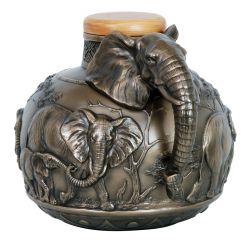 Safari Elephant Cremation Urn