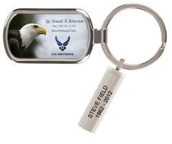 US Air Force Wings Keychain Urn
