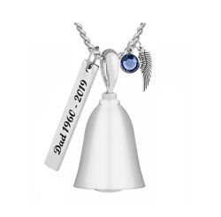 Perfect Silver Bell Ash Urn - Love Charms™ Option 