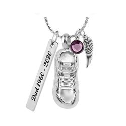 Mom Cremation Jewelry Urn - Love Charms Option