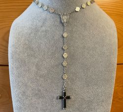 St. Benedict Rosary Necklace Urn