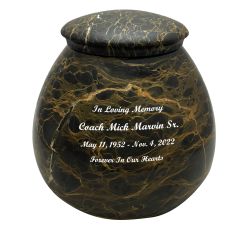 Red Marble Adult Options Cremation Urn