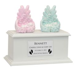 Twin or Triplet In Loving Arms Infant Urn