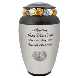 Country Guitars Cremation Adult Urn - Acoustic Guitar and Banjos - Tribute Wreath Option™