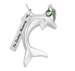 Jumping Whale Jewelry Ash Urn - Love Charms™ Option