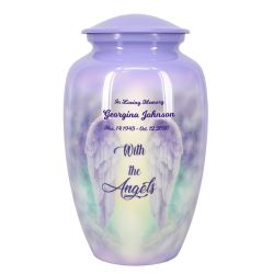 With The Angels Cremation Urn