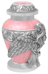 Wings of an Angel Pink Keepsake Urn - Engraving Option