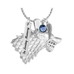 Wolf Clan Pendant Urn - Love Charms Option