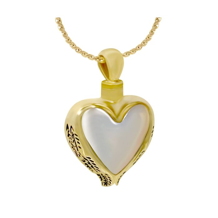 Personalised Heart Necklace for Ashes - Urns for Ashes