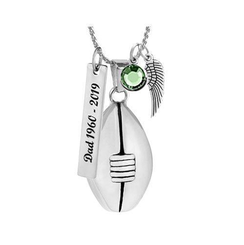 Cremation Jewelry | Stainless Steel Dad Cremation Pendant | Vision Med –  Vision Medical
