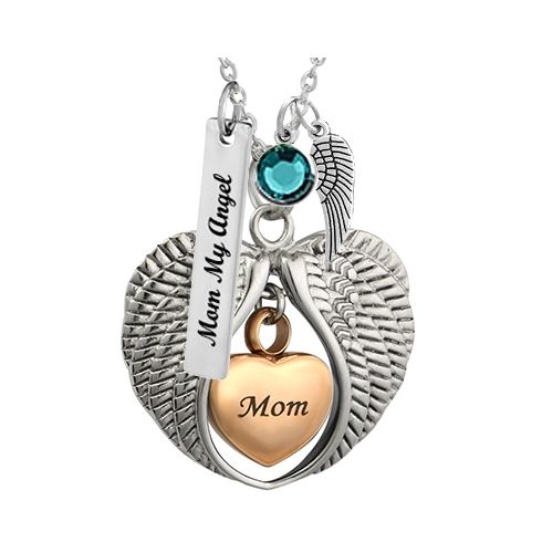 Amazon.com: 14k Gold Teardrop Cremation Urn Necklace | Custom Ash Holder  Necklace, Memorial Urn Necklace, Mom Ashes, Keepsake Pendant For Baby Hair  (Click Customize to Add Chain) (XL, 14k Yellow Gold) :