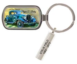 Franklin Victoria Coupe Keychain Urn