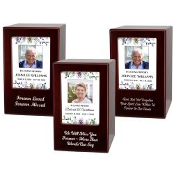 Mountain Adult or Medium Adler Cremation Urn - Photo Option