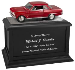 Race Track Cremation Urn & 1964 Chevy Nova SS Décor