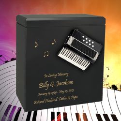 Accordion Wood Urn 