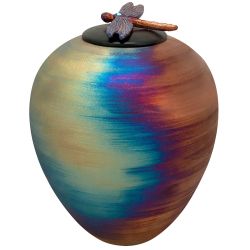 South Western Raku Urn