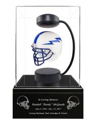 Football Cremation Urn & Air Force Academy Hover Helmet Décor
