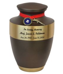 US Air Force Master Rifle Cremation Urn - Adult Military Marine Rifle Urn - Pro Diamond Engraving
