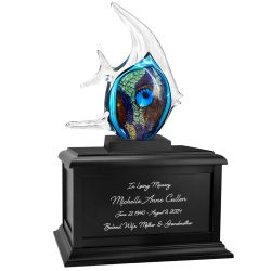 Aquatic Fish Crystal Art Cremation Adult Urn