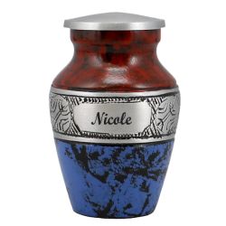 Classic Two Toned Keepsake Urn