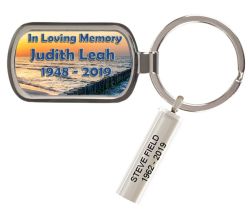 Ocean Break at Sunset Keychain Urn