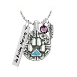 Mom Cremation Jewelry Urn - Love Charms Option