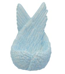 Blue Angel Wings Keepsake Urn