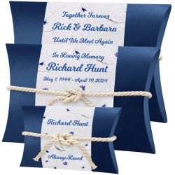 Blue Bells Peaceful Pillow® Water Burial Cremation Urn - Biodegradable Water Burial At Sea Urn - Wide River Urn