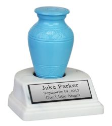 Blue Brass Preemie Urn